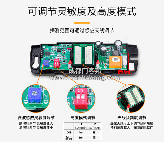 自動門感應器如何接線,自動門感應器上的線接在什么地方2 自動門感應器如何接線,自動門感應器上的線接在什么地方2